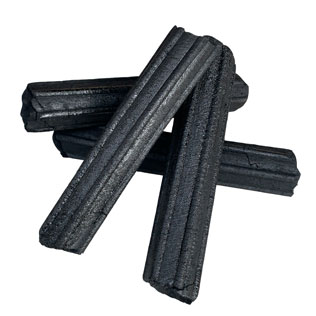 Charbon de bois compressé - Haute Qualité, 1 Carton - 10 kg