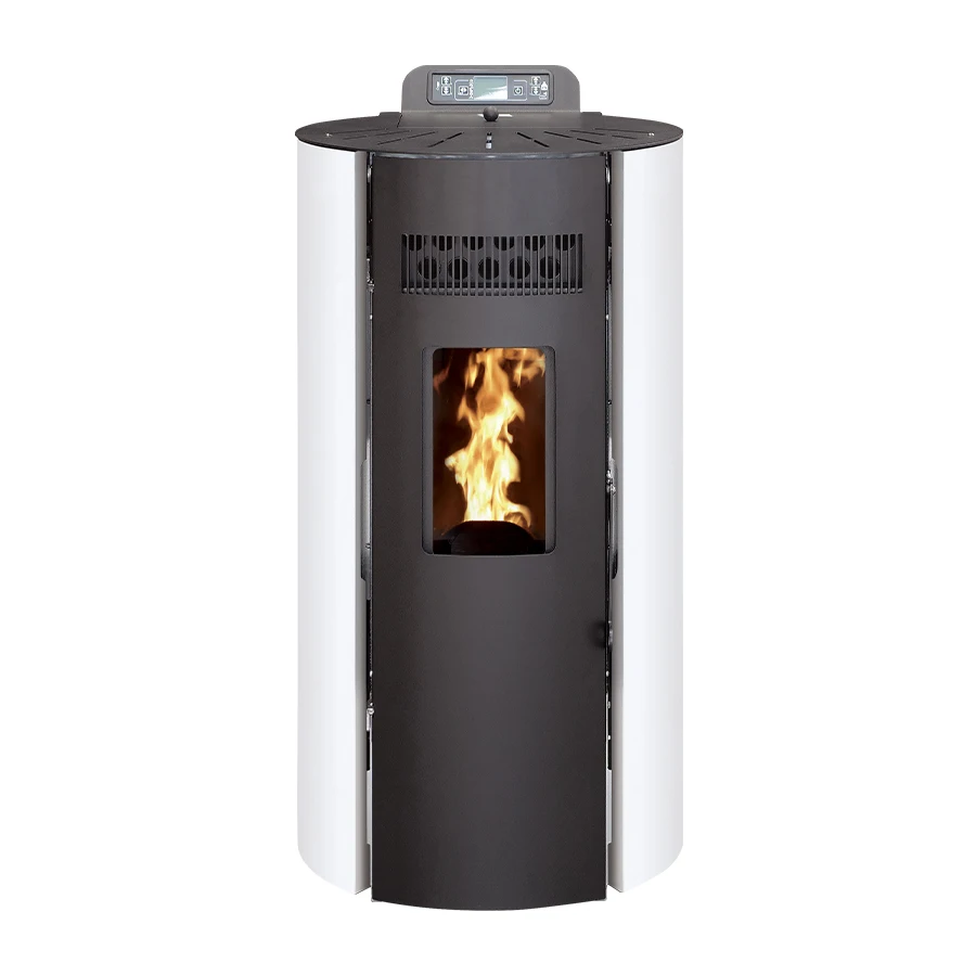 Poêle à Granulés Etanche EMAFLAM CALI 8,2Kw Blanc